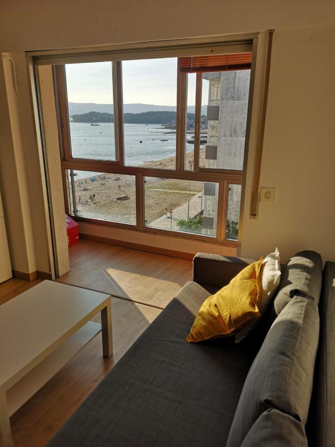 Precioso Apartamento En Primera Linea De Playa Vilagarcia de Arousa Buitenkant foto
