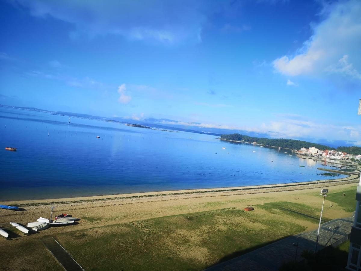 Precioso Apartamento En Primera Linea De Playa Vilagarcia de Arousa Buitenkant foto