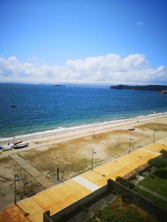 Precioso Apartamento En Primera Linea De Playa Vilagarcia de Arousa Buitenkant foto